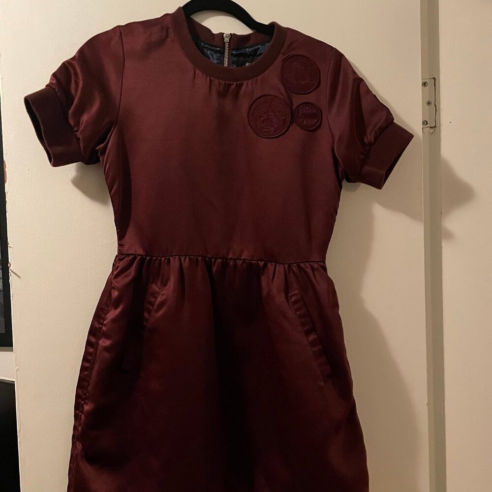 NWOT Stussy Burgundy Dress